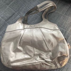 Metallic Gold Coach purse